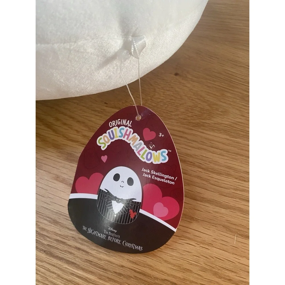 NWT Squishmallow Nightmare Before Christmas Jack Skellington 8